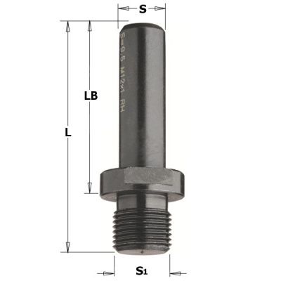 Фото Державка M12x1 S=12 LB=40 в интернет-магазине ToolHaus.ru